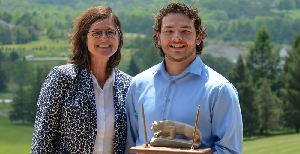 Gabe Encarnacion Receives John S. Egli Award From PSUAC