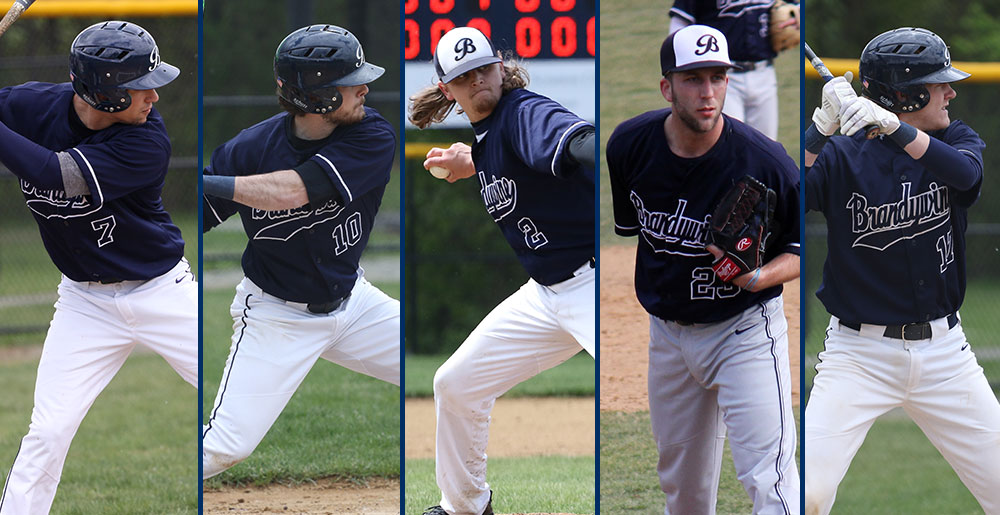 All-PSUAC baseball players