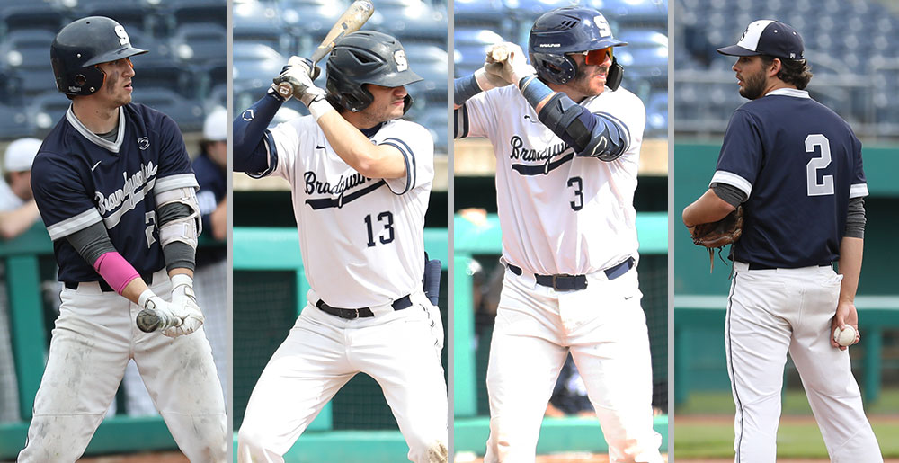 Brandywine baseball all-Americans Nick Wright, Shawn Webb, Mike DeGirolamo and Connor Thompson