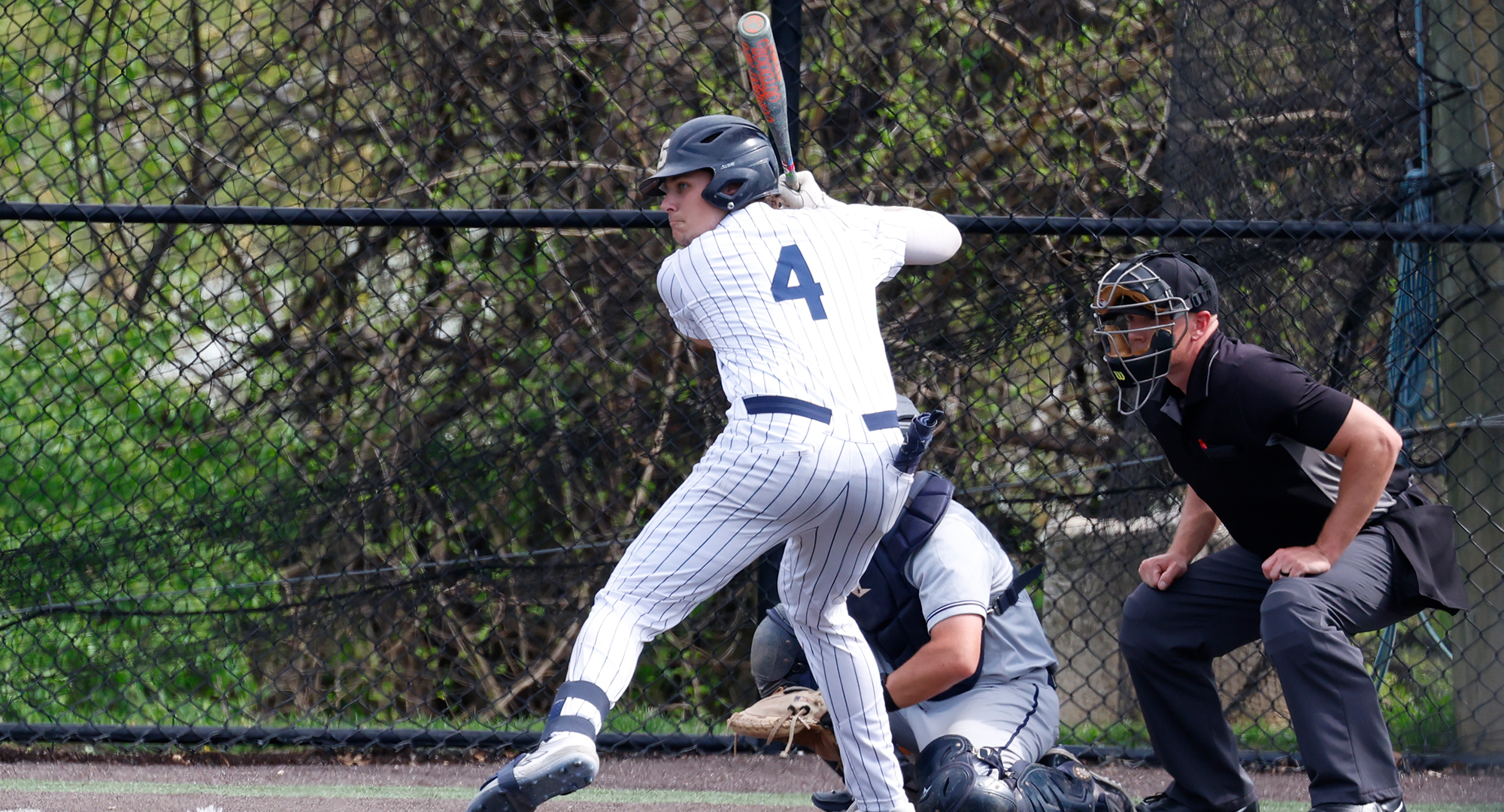 baseball player readies to hit
