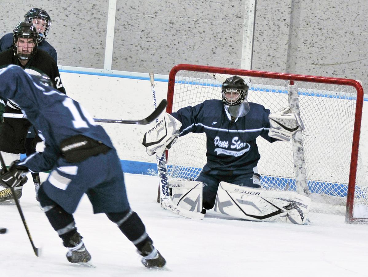 Penn State Brandywine Hockey defeats #4 Alvernia.