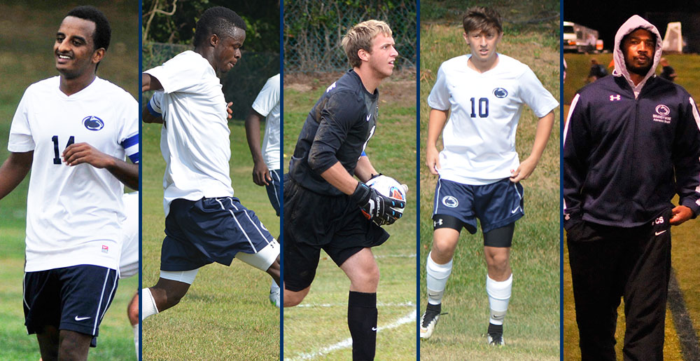 Amine, Walleekendeh Lead Four All-PSUAC Men&rsquo;s Soccer Performers; Spangler Earns Coaching Honor