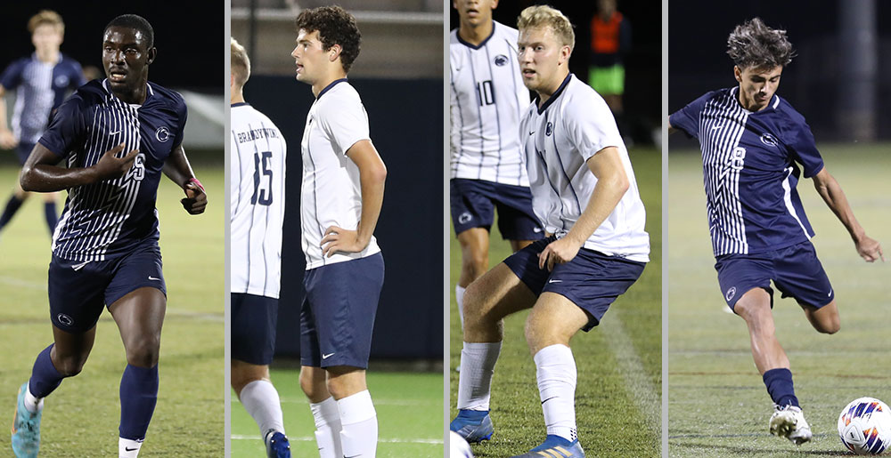 All-Americans Chris Manful, Ray Kelly, Kyle Reuter and Lex Smith