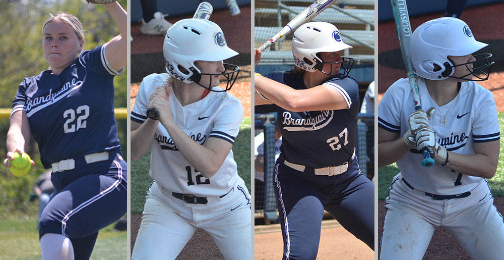Penn State Brandywine softball all-Americans