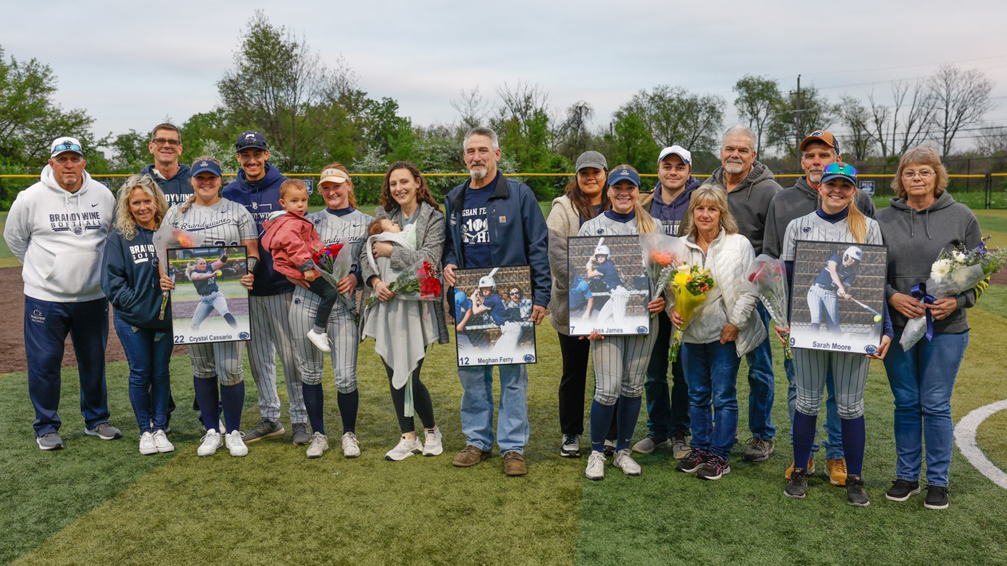 2024 Penn State Brandywine softball seniors